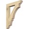 Ekena Millwork Balboa Slat Rough Sawn Bracket, Douglas Fir, 4"W x 26"D x 34"H BKT04X26X34BOA06RDF - alternate 1